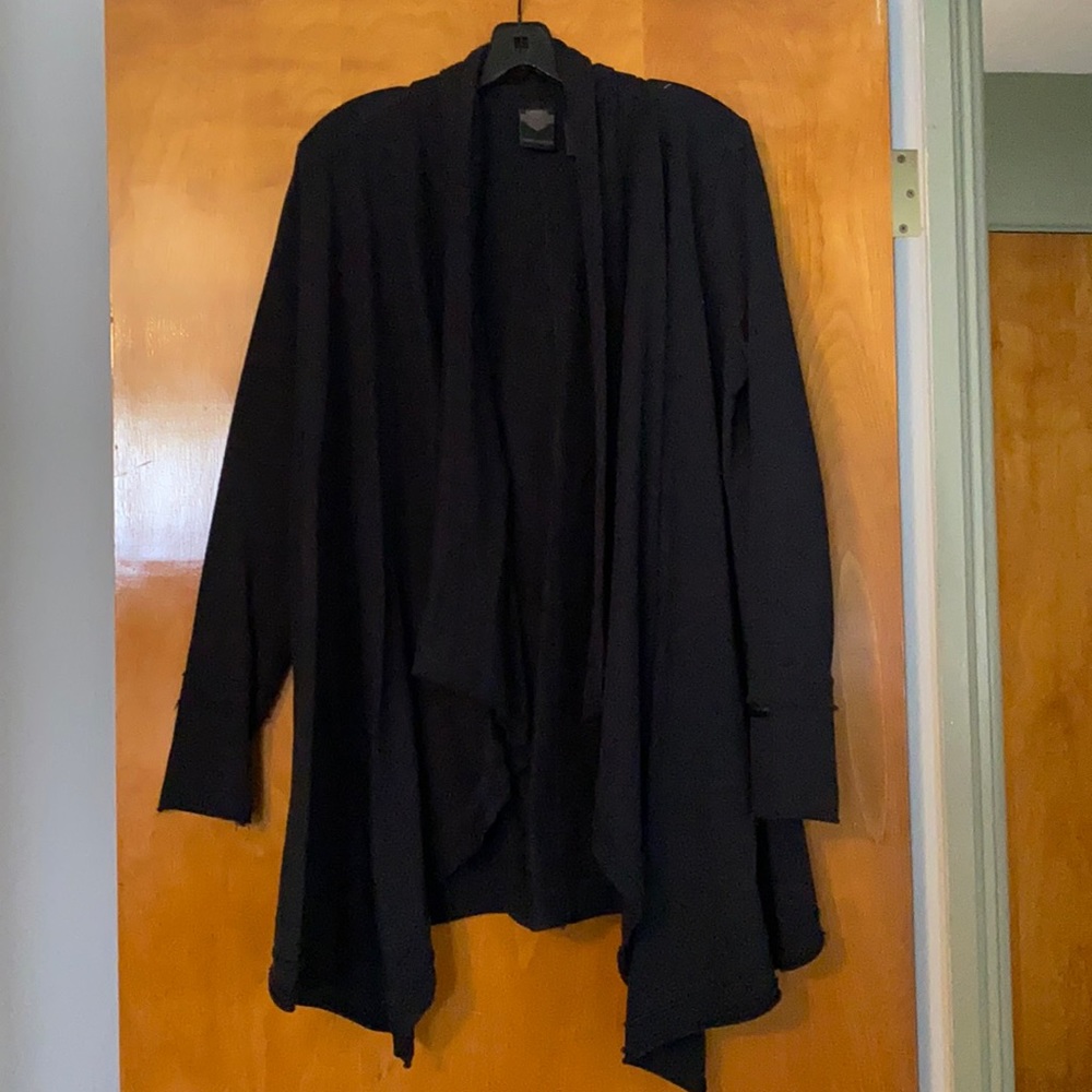 Draped cardigan